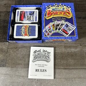 Mille Bornes Card Game with Tray COMPLETE Winning Moves 2003 Auto Race